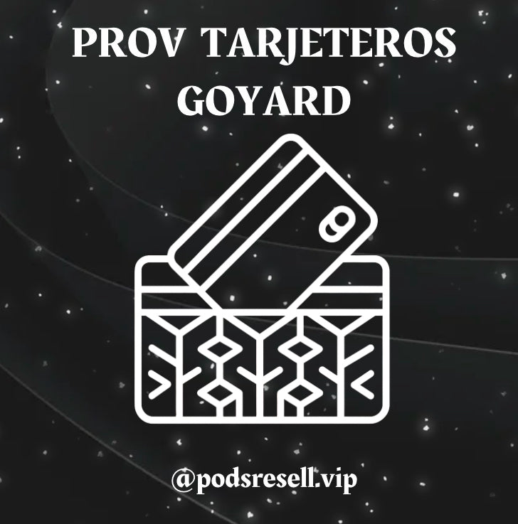 PROVEEDOR TARJETEROS GOYARD